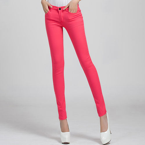 Rubi Fashion Women's Candy Pencil Jeans