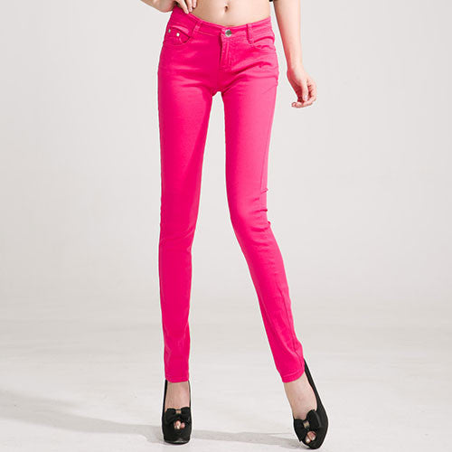 Rubi Fashion Women's Candy Pencil Jeans