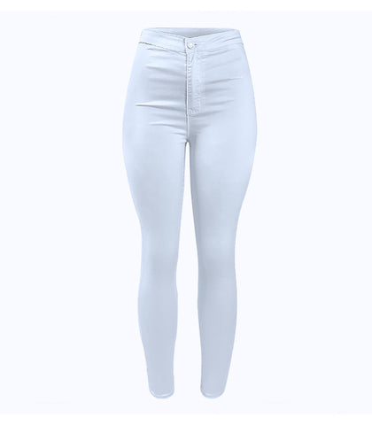 Rubi Fashion Women White Skinny Jeans